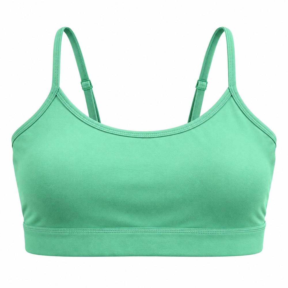 TRU by Torrid Green Light Support Adjustable Racerback Sports Bra Size 0 Large